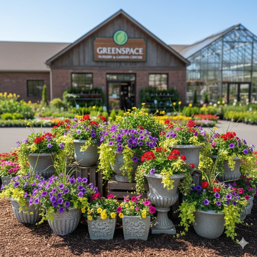 Custom planters and plant arrangements