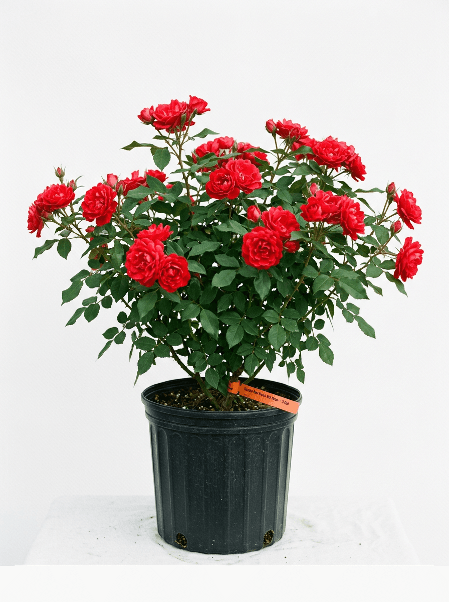 Popcorn Drift Rose - White, Red