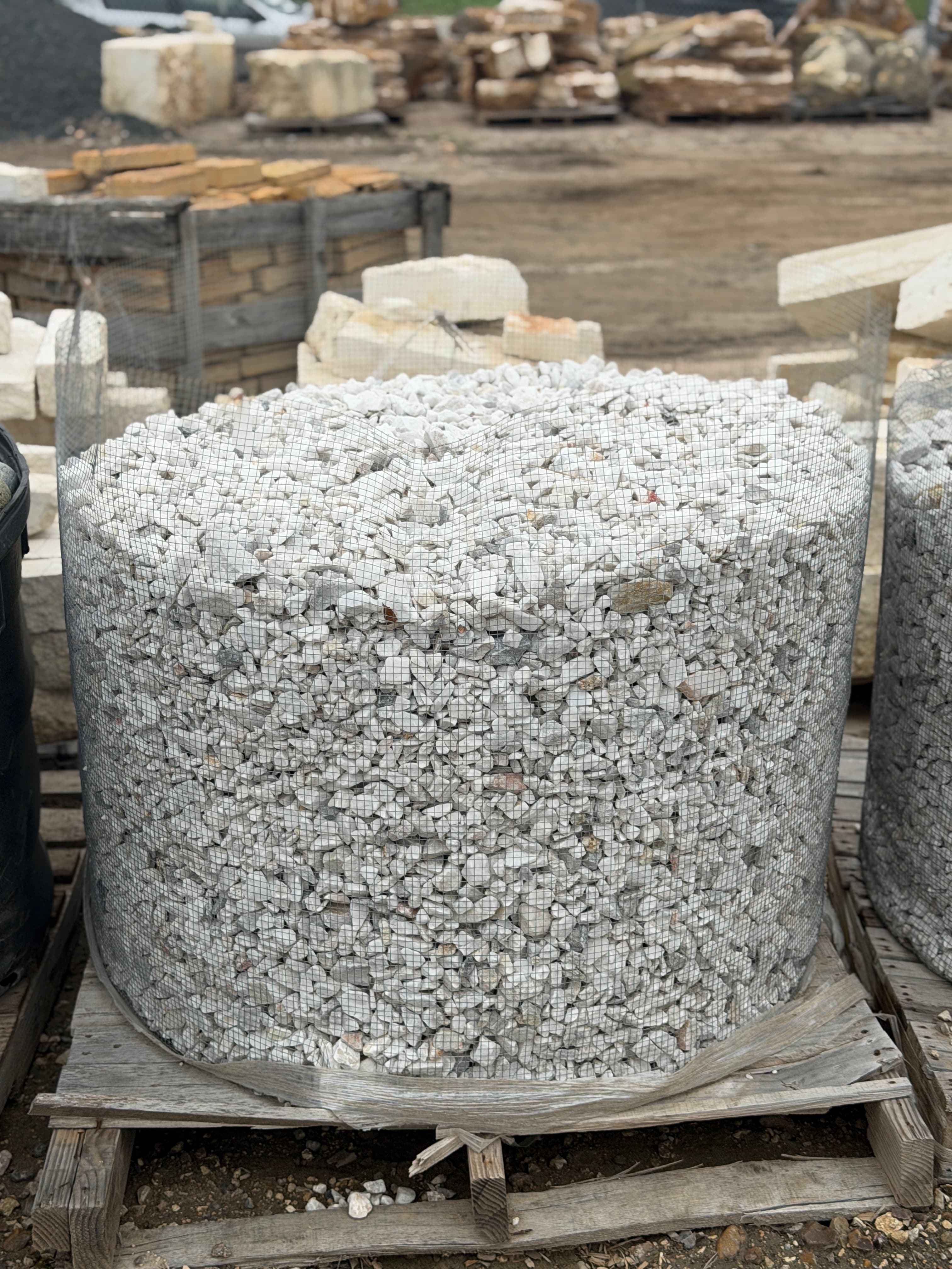 White Marble Basket